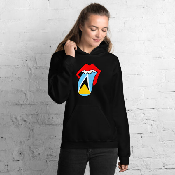 St. Lucia Native Tongues Unisex Hoodie - Image 2