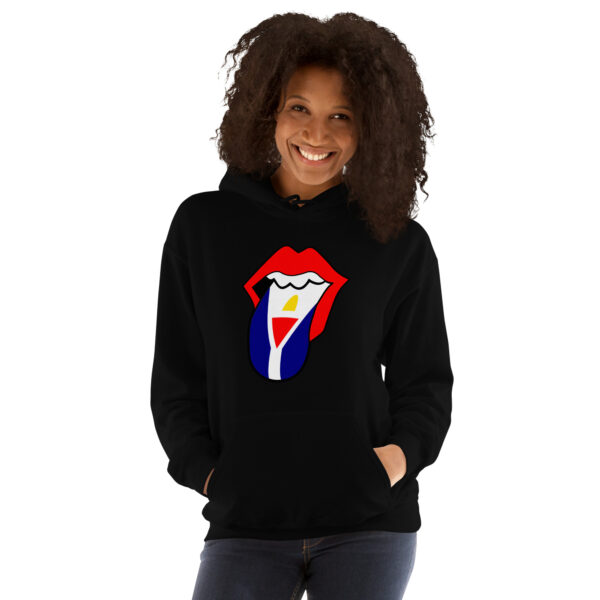 St. Martin Native Tongues Unisex Hoodie - Image 2