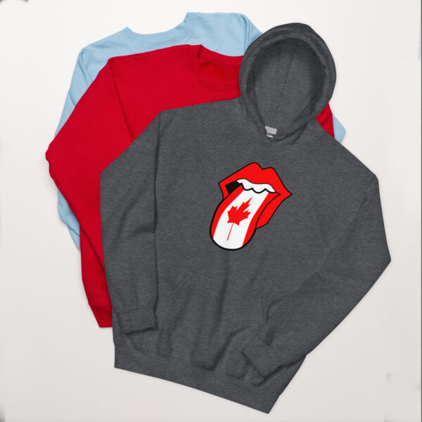 Canada Native Tongues Unisex Hoodie - Image 3