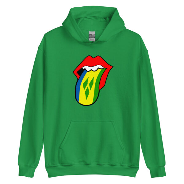 St. Vincent & the Grenadines Native Tongues Unisex Hoodie - Image 3