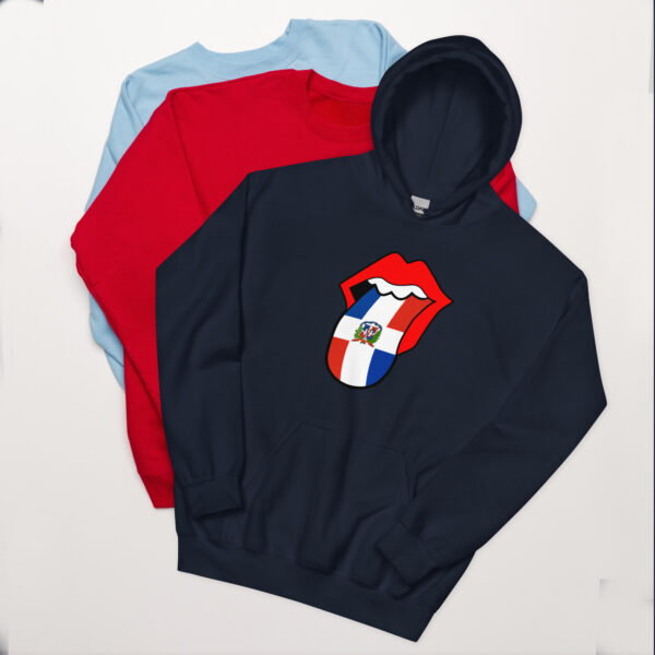 Dominican Republic Native Tongues Unisex Hoodie - Image 2