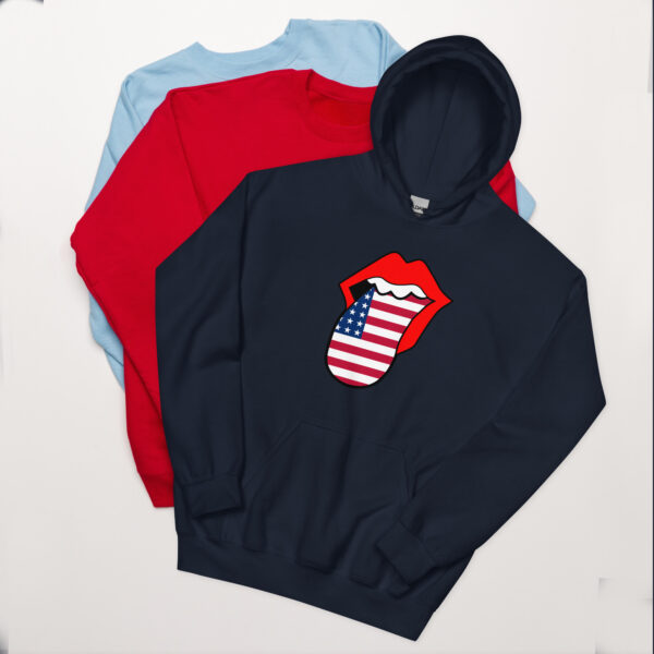 USA Native Tongues Unisex Hoodie - Image 3