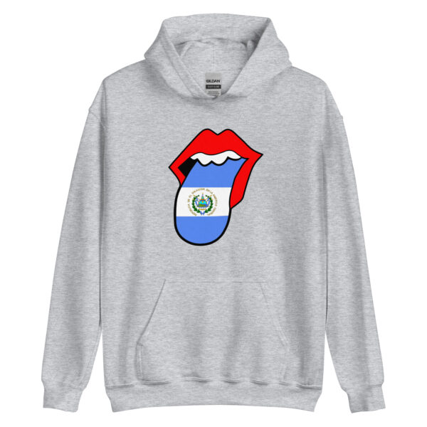 El Salvador Native Tongues Unisex Hoodie - Image 3