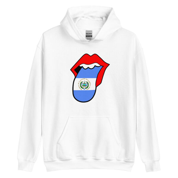 El Salvador Native Tongues Unisex Hoodie - Image 4