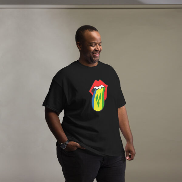 St. Vincent & the Grenadines Native Tongues Unisex T-shirt - Image 2