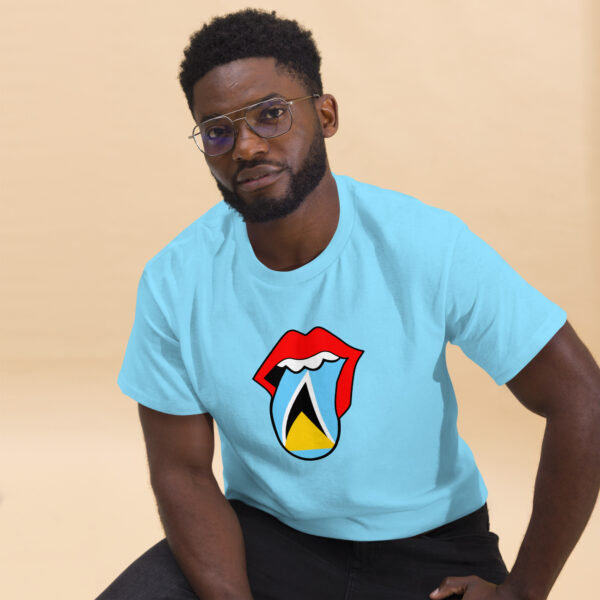 St. Lucia Native Tongues Unisex T-shirt - Image 6