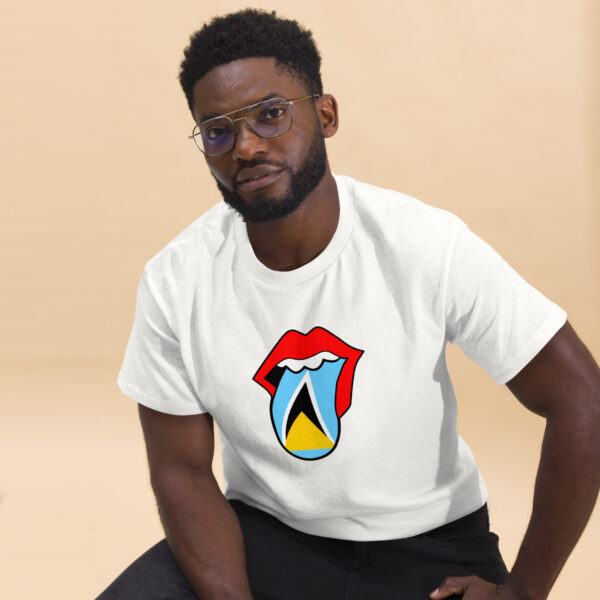 St. Lucia Native Tongues Unisex T-shirt - Image 8