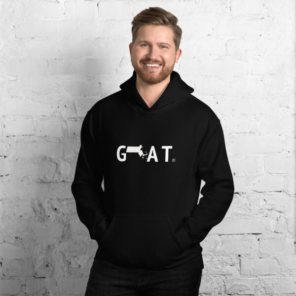 Massachusetts GOAT Unisex Hoodie - Image 2