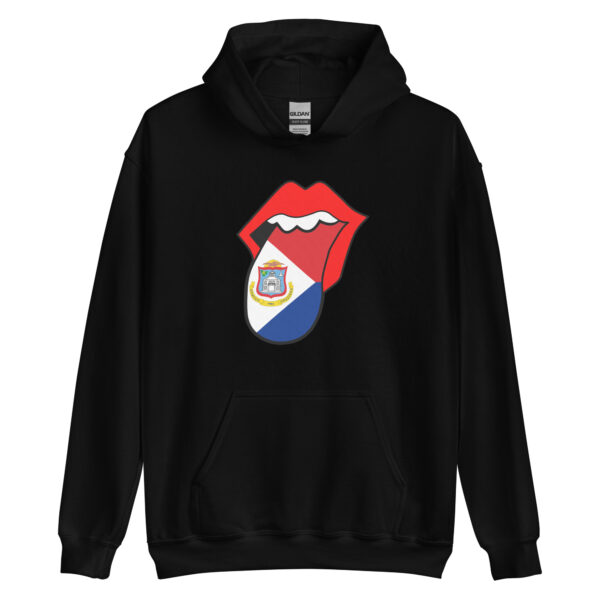 St. Maarten Native Tongues Unisex Hoodie - Image 2