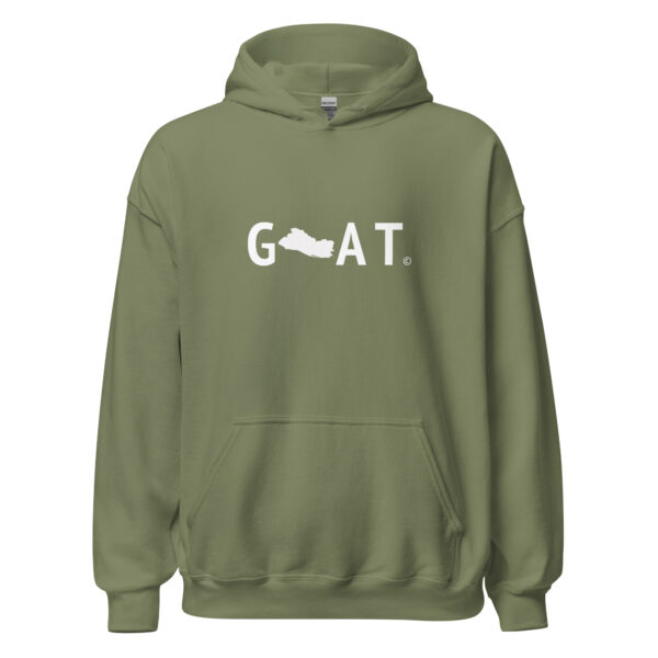 El Salvador GOAT Unisex Hoodie - Image 3