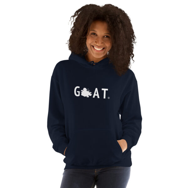 Antigua & Barbuda GOAT Unisex Hoodie - Image 3