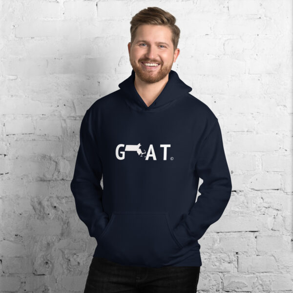 Massachusetts GOAT Unisex Hoodie - Image 3