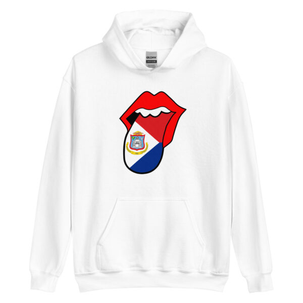 St. Maarten Native Tongues Unisex Hoodie - Image 4