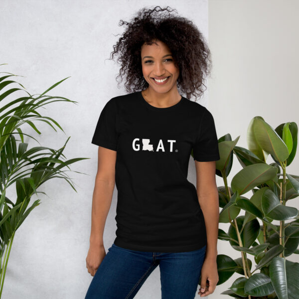 Louisiana GOAT Unisex T-shirt - Image 2