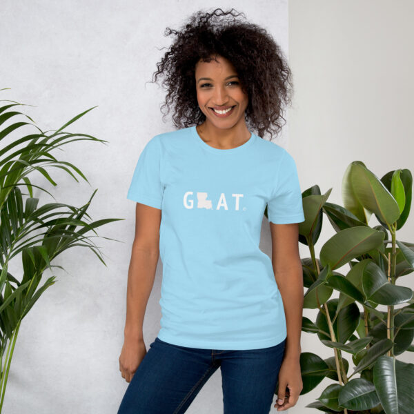 Louisiana GOAT Unisex T-shirt - Image 4